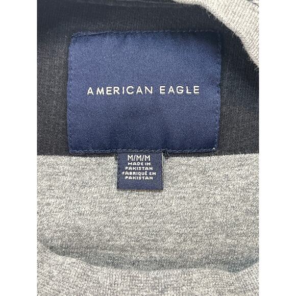 American Eagle Men’s Polo Medium Striped Nautical‎ Preppy Collegiate Cotton Dad - Picture 7 of 12